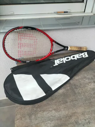 Raqueta Wilson con funda Babolat