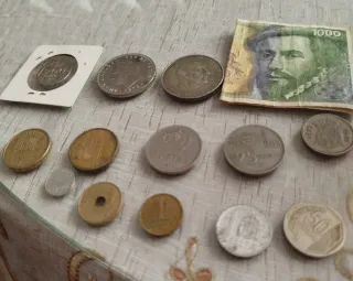 Lote Monedas y Billetes Antiguos España