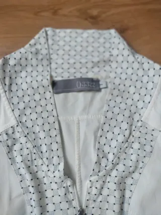 Vestido de verano blanco con estampado