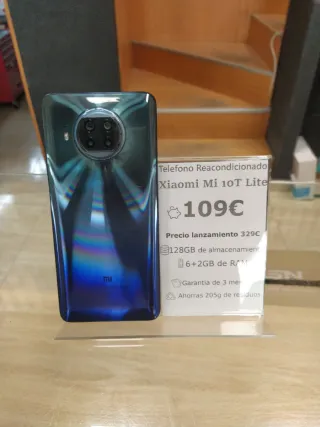 Xiaomi Mi 10T Lite 128GB Negro Reacondicionado