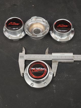 Tapas de buje Kosei Rojas/Blancas (Juego)