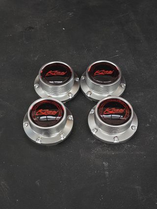 Tapas de buje Kosei Rojas/Blancas (Juego)