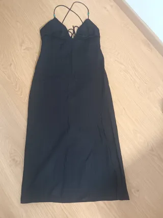 Vestido Zara Negro Largo