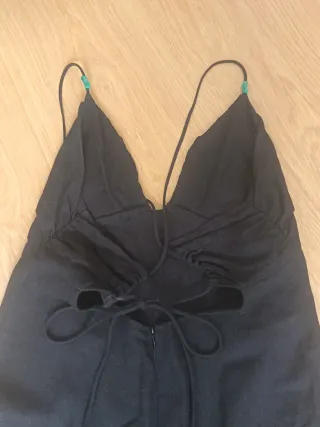 Vestido Zara Negro Largo