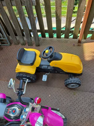 Tractor y Moto Eléctrica Infantil