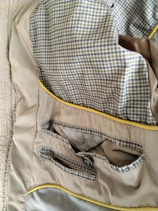 Abrigo acolchado gris