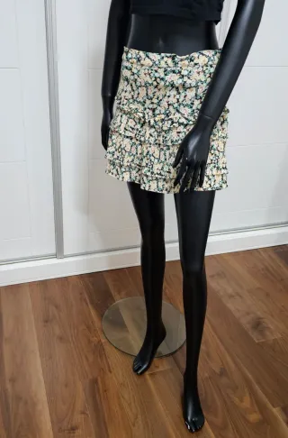 Minifalda floral