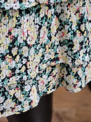 Minifalda floral