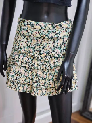 Minifalda floral