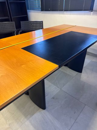 Escritorio/Mesa Grande Oficina Madera Metal