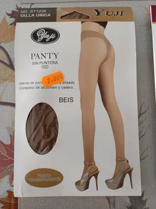 Medias Yuji Talla Única Sin Puntera 15D