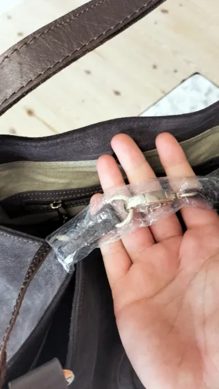 Borsa Gucci in Pelle Marrone Autentica