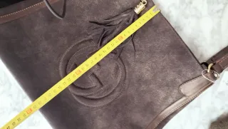 Borsa Gucci in Pelle Marrone Autentica