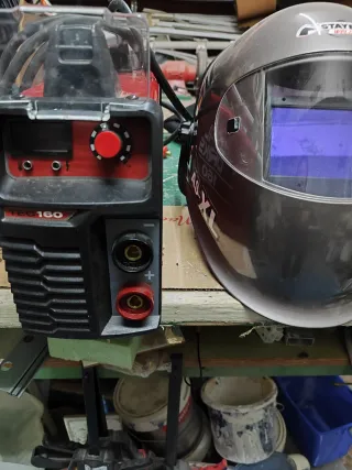 Soldador TEC160 + Casco Soldar