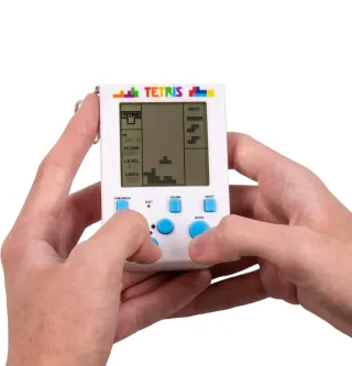 Consoletta portachiavi Mini Tetris. Ufficiale. Retro.