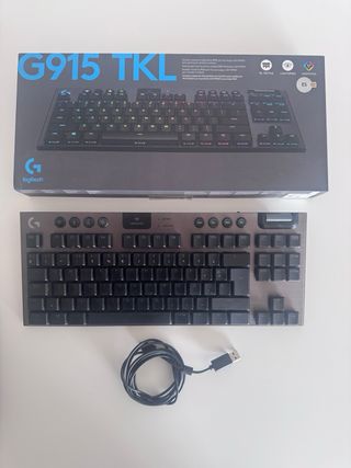 Teclado mecánico Logitech G915 TKL RGB gaming