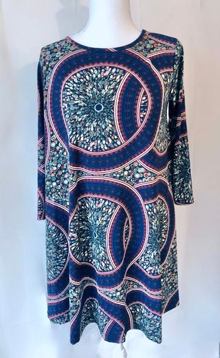 Vestido estampado talla M