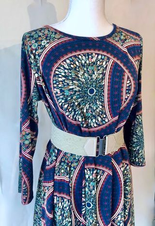 Vestido estampado talla M