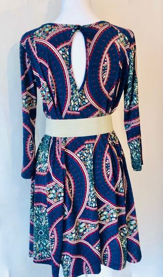 Vestido estampado talla M