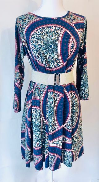 Vestido estampado talla M