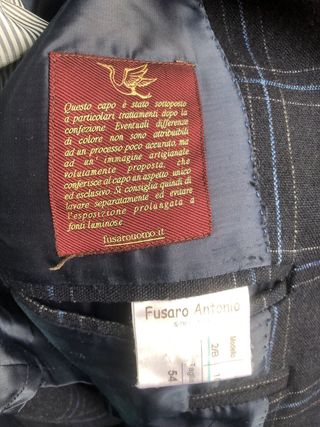 Americana/Blazer Italia Cuadros Talla 54