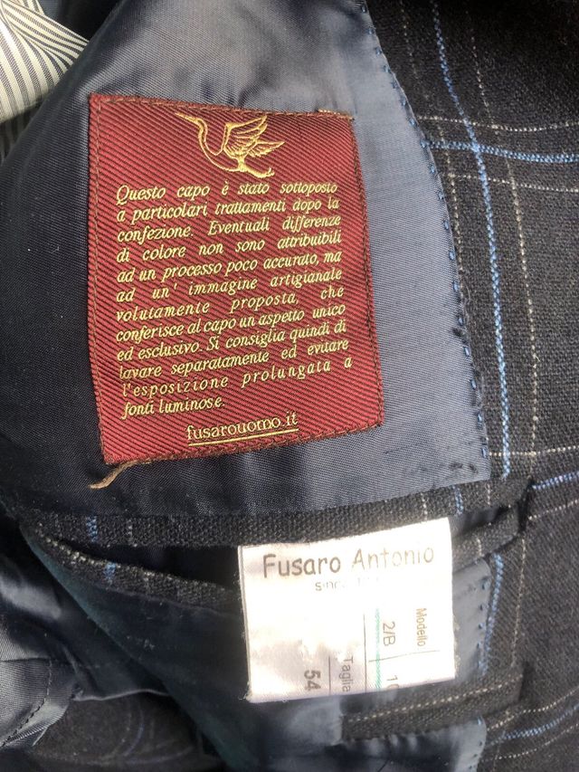 Americana/Blazer Italia Cuadros Talla 54