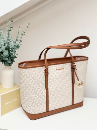 Bolso Michael Kors Beige y Marrón