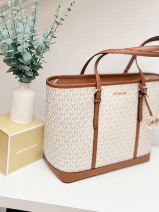 Bolso Michael Kors Beige y Marrón