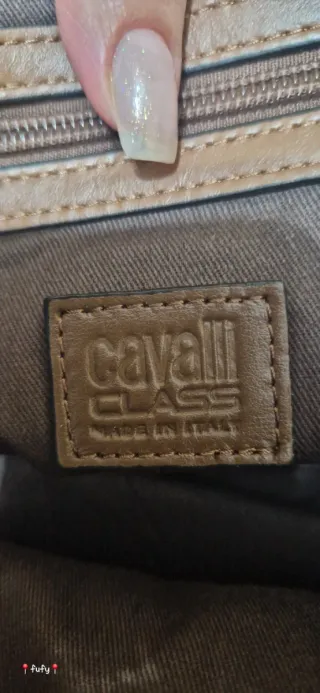 Borsa a spalla Cavalli Class marrone