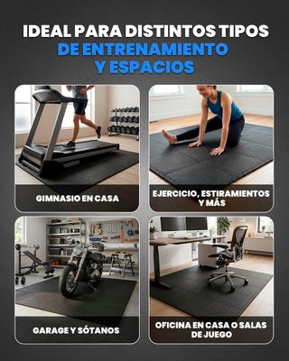 28 Piezas Esterillas Fitness Puzzle Suelo Gimnasio