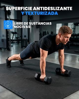 28 Piezas Esterillas Fitness Puzzle Suelo Gimnasio