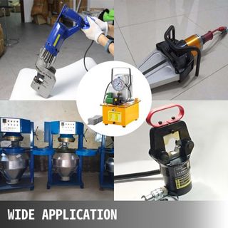 Bomba Eléctrica Hidráulica, Bomba Hidráulica de 750W, 70 MPa (10152 PSI) de Acción Simple, 220V, Pedal Solenoide, Cilindro de Paquete de Potencia Hidráulica de 7L