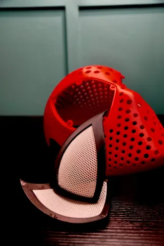 Maschera Spiderman Faceshell Rossa