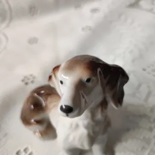 🇩🇪 Bassotto vintage porcellana Foreign