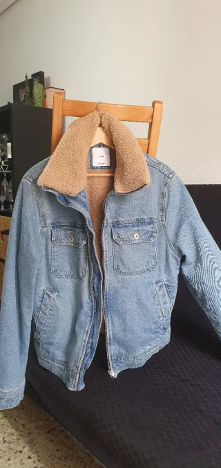 Cazadora vaquera forro borreguito