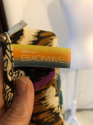 Vestido estampado multicolor talla única