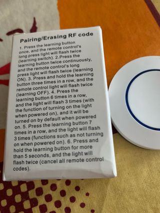 Rele de conexión inalámbrica 433