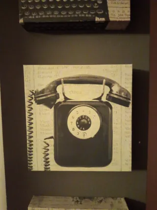 3 Cuadros Vintage de 20X20 cada uno.