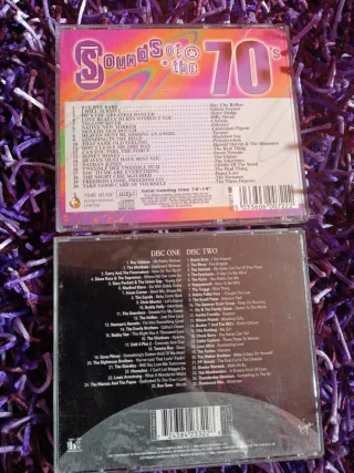 Cajas CD Música Años 50, 60 y 70