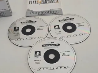 Final Fantasy IX PS1 PAL Platinum Completo
