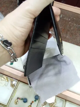 Porta carte pelle Christian Dior nero