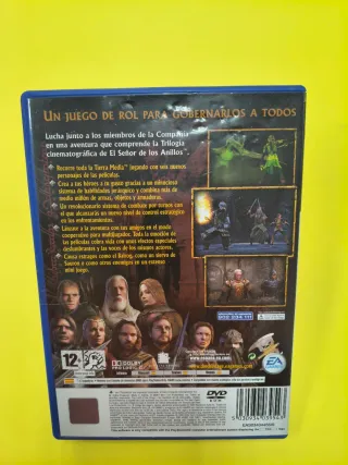 Caja Juego El Señor de los Anillos PS2
