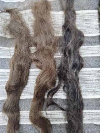 Mallas Fallera Pelo Negro y Castaño