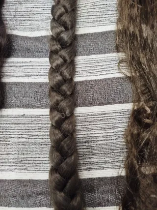 Mallas Fallera Pelo Negro y Castaño