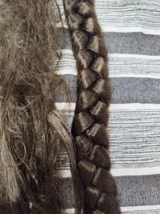 Mallas Fallera Pelo Negro y Castaño