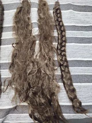 Mallas Fallera Pelo Negro y Castaño