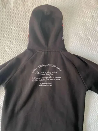 Sudadera Hoodrich Negra Reflectante