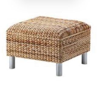 Pouf in banana e metallo