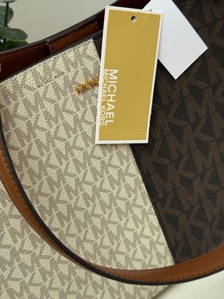 Bolso Michael Kors Beige y Marrón