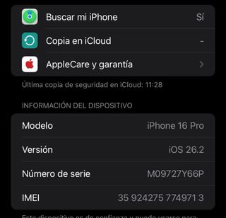 iPhone 16 Pro Blanco